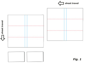 Crease Cover Stock 2 folds