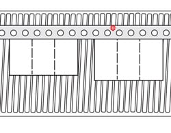 Tandem folding machine register