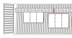 Folding machine register roll fold