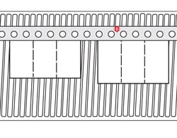 Tandem folding machine register