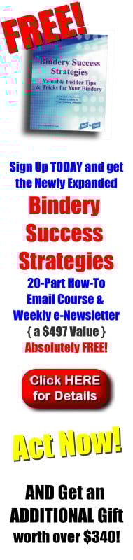 Bindery Success Strategies Offer