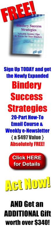 Bindery Success Strategies Offer