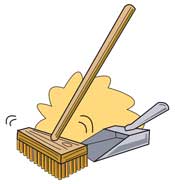dustpan broom175