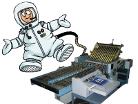 astronaut folding machine